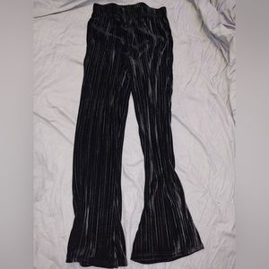 Velvet flare pants